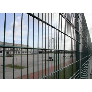 Sunshine Proof Double Wire Mesh Fence 1.83 X 2.2 Meter With Round OD38MM Post