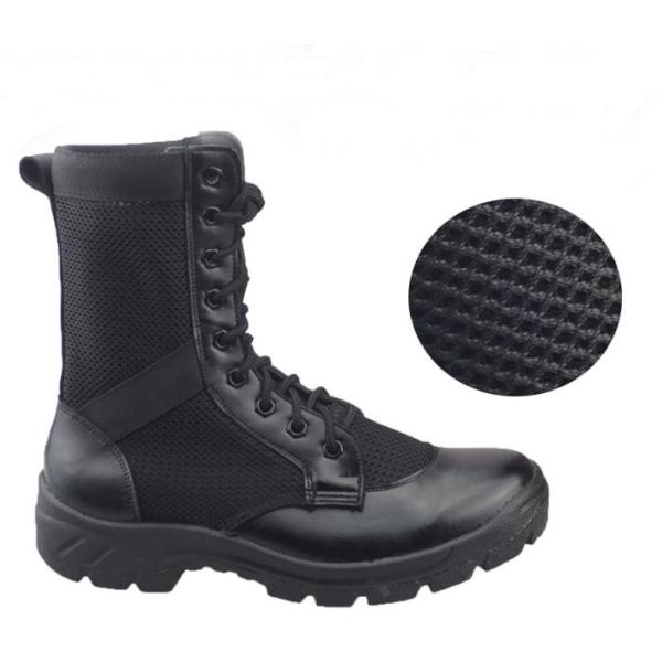 Quality Breathable Mesh Leather Military Tactical Boots For Training Special Forces wholesale