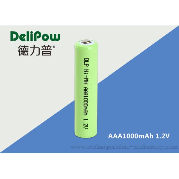 1000mAh Small Ni Mh Rechargeable Battery 1.2 V AAA OEM Acceptable