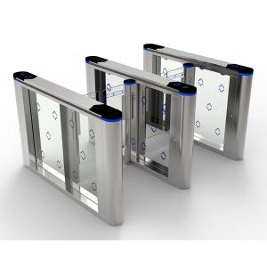Electric Transparent Swing Turnstile Gate access control 600mm width