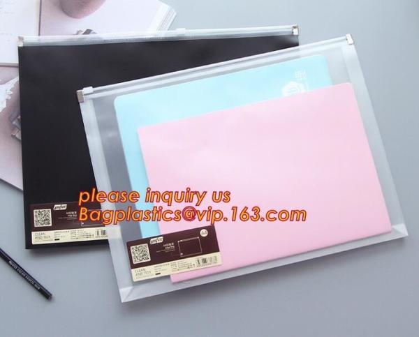 Quality A5 plastic PVC file document simple net students office bag,A4 PVC file bag Creative Transparent Storage bag Document Ba wholesale