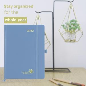 Medium 6.5x7.75inch Hardcover Weekly Planner With Hourly Schedule