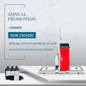 Automatic 3d Vertical Wall Printer Direct To Wall Painting Machine