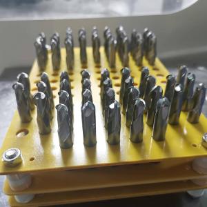 Tungsten Carbide WF25 Ball Nose Milling Cutter 2 Flutes