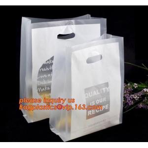 Cheap 100% Biodegradable Hdpe/Ldpe Die Cut Patch Handle Personalized Color Printed Custom Plastic Shopping Bags bagease bagpla for sale