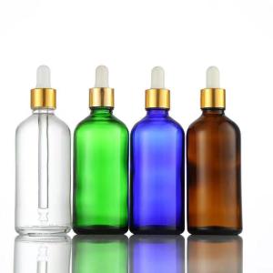 30ml 50ml 100ml Amber Essential Oil Glass Bottles With Orifice Reducer Euro
