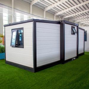 Compact Structure Expandable Container House Steel Frame Prefab Container Homes