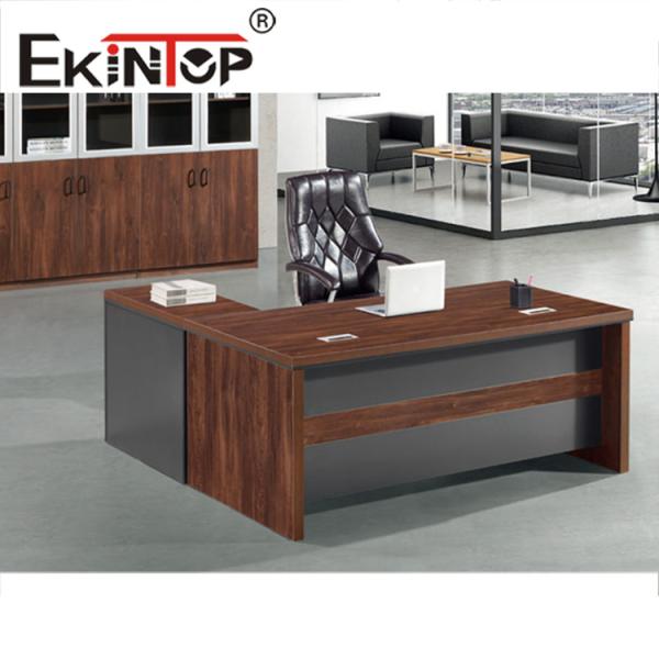 Quality Office Furniture White Office Computer Desk With Four Drawers Mesa wholesale