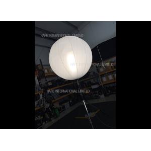 400W Inflatable LED White Sphere Event Lighting Balloon Customized For Sale