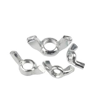 SUS304 Mining Sizes M3 M4 M5 M6 M8 M6 Wing Nuts by DIN 315 316 Stainless Steel