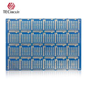 FR4 RIGID PCB Four Side 6 Layer PCB Board Half Cut Slot Immersion Gold 2u