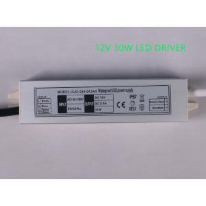 China Heatproof 2.5A Outdoor 12V Power Supply , Anticorrosive LED Driver LED Strip on sale