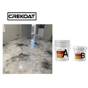 China Durable Metallic Epoxy Floor Coating Countertop Waterproof UV Resistant on sale