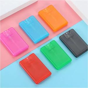 15ml 30ml Easy To Carry Card Piece PP Plastic Perfume Mist Bottle