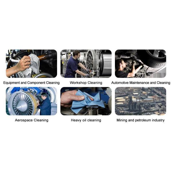 Woodpulp Pp Blue Embossed Nonwoven Cleaning Wipes High Gram Heavy Industrial