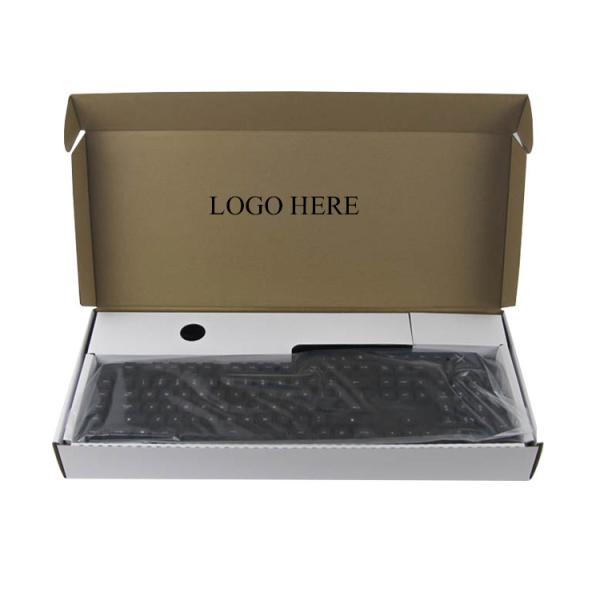 Quality Custom Logo Printed Cardboard Computer Keyboard Packing Shipping Box wholesale