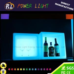 China 16 Plastic LED Furniture Lighted LED Cube Bucket on sale