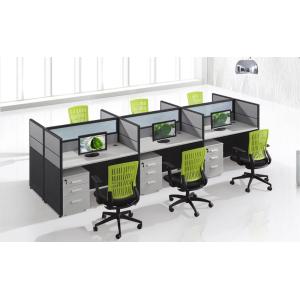 Unique Style Staff Particle Board Office Furniture With MFC Melamine Face
