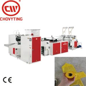 HDPE Plastic Bag On Roll Making Machine , Vest Bag Making Machine 80m/min