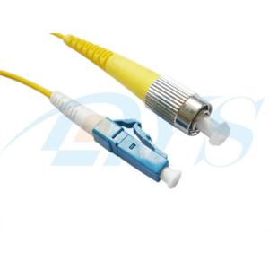 LC-LC Duplex Configuration Singlemode Optical Fiber Patch Cord With ANSI, IEC