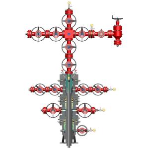 Cheap API 6A Anti Corrosion Wellhead And Christmas Tree 3 1/8&quot; 5000PSI for sale