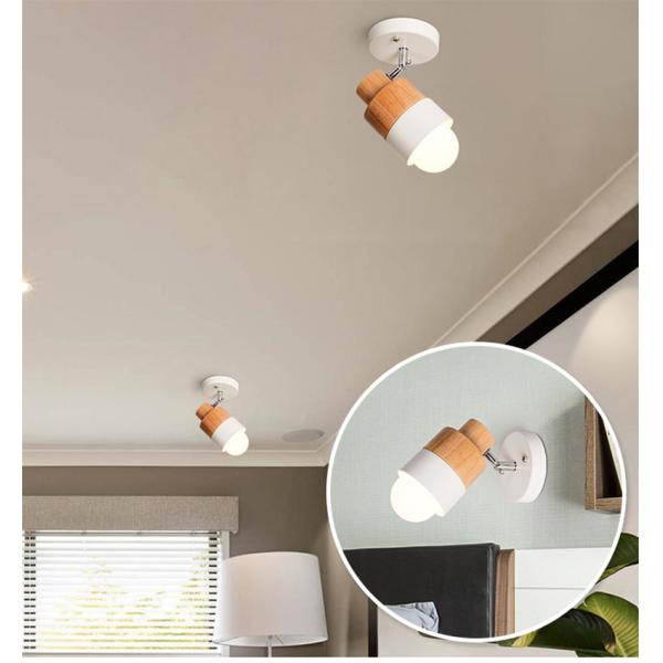 Wooden Ceiling Lamp Modern LED Ceiling Light for Bedroom Living Room Corridor Kitchen Indoor Lighting(WH-WA-21)