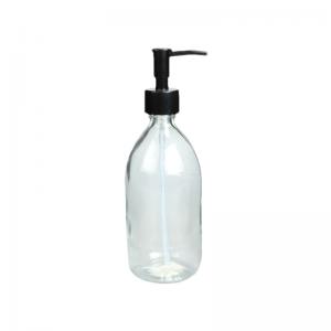 Cheap Refillable Liquid Glass Soap Dispenser Bottles 16Oz Hand And Dish Soap Dispensers for sale