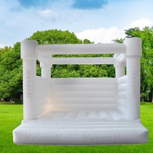 PVC Private Label White Bouncy Castle with Free Shipping and Accessory Packing