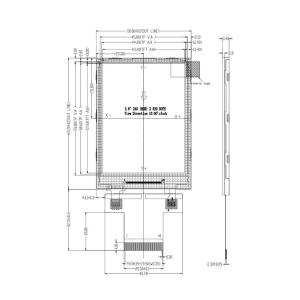 ROHS 2.8Inch 240*320 LCD TFT Panel For Smart Home