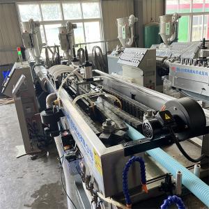 SGS Plastic Extrusion Machinery DWC Corrugated Pipe Manufacturing Machine