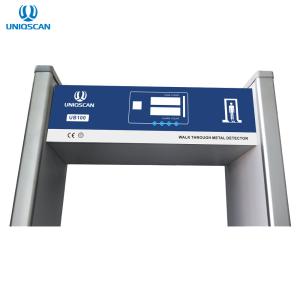 Single Zone Walk Through Security Scanner , Metal Walk Through Gate 100 Level