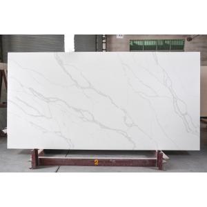 Engineered White Calacatta Engineered Quartz Kitchen Worktop NSF Certification