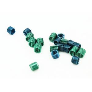 Green Carbon steel Wire Thread Insert Customized Anodizing finishing M12 M16 M18