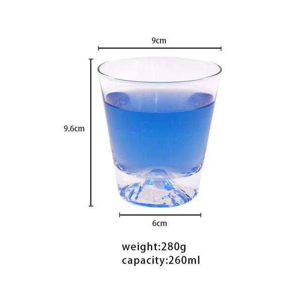 Transparent Water 260ml High Borosilicate Glass Cup