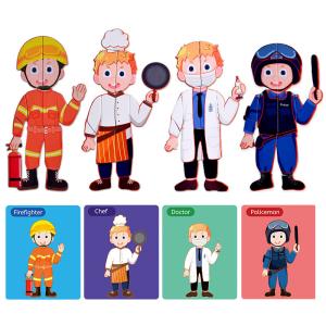 Parent Child Interactive Magnetic Jigsaw Puzzles 48PCS Indoor Eco Friendly