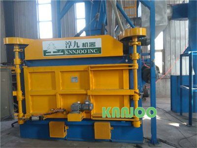 Double Station Turntable Shot Blasting Machine Heat Treatment