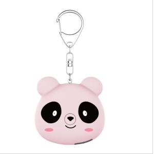 130mAh Panda Keychain Rechargeable Get Safe Bluetooth Panic Alarm