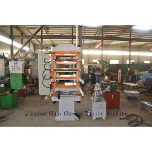 Hydraulic Press Rubber Tiles Plate Vulcanizing Press / Tile Making Equipment