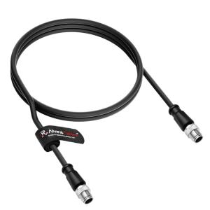 Alvin's Cables M12 X-Code 8 Pin Male to 8 Pin Male Cat6e Cable Shielded for