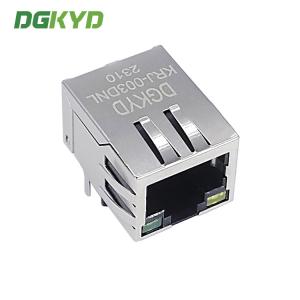 Network Port 1x1 Tab Down RJ45 Jack Module With Lan Transfomer 100Base