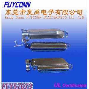 L Shape Metal housing Centronic solder Connector reverserd 50pin Female type