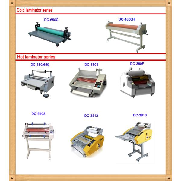 hot laminator DC-380F hot laminating machine