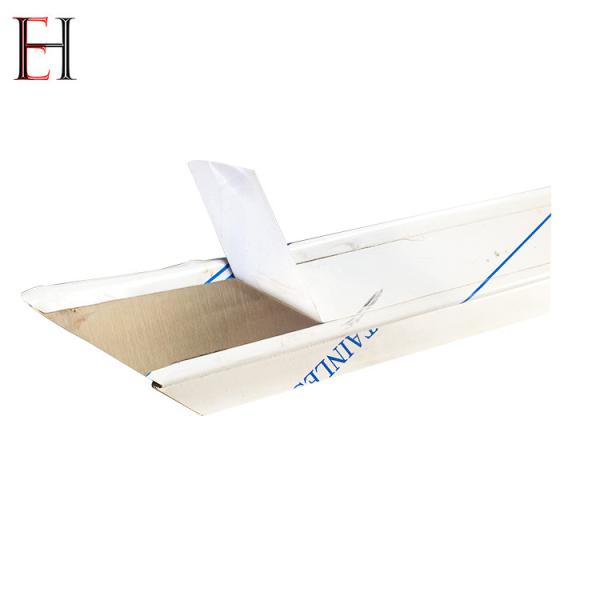 Black White Laser Cut Protection Film For Stainless Steel BA 2B Sheet With Customized Logo