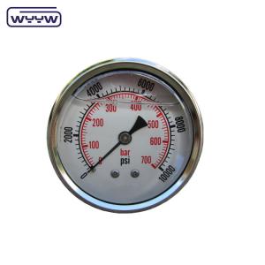 Glycerine Filled Pressure Gauge Manometer OEM ODM OBM Customized