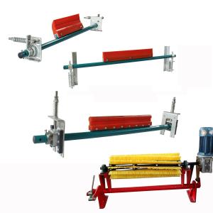 Motorized Rotary Brush Belt Cleaner Secondary For Coal Mining