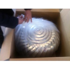 Air Driven Stainless Steel Wind Driven Roof Top Turbine Fan for Optimal