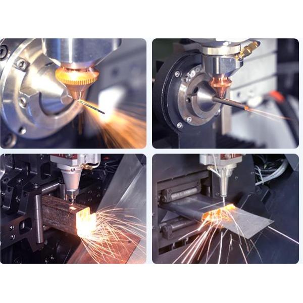 Fiber Laser Cutting Machine for Steel Pipe Tube 1kw 2kw 3kw With Rotary Device