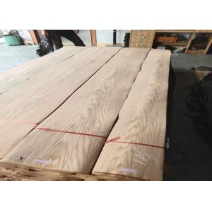 Sliced Cut Red Oak Veneer Sheet 0.22mm Thickness With Fleece Back