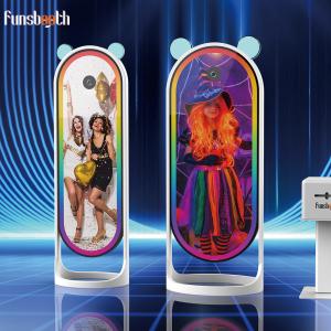 Portable Digital Selfie Mirror Photo Booth Interactive Touch Screen With Camera