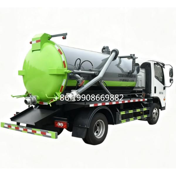 Dongfeng 4x2 Driver 10000L Sewage Suction Truck with Vacuum Pump for Sucking Waste Water Vacuum Sewer Tanker Suction Truck